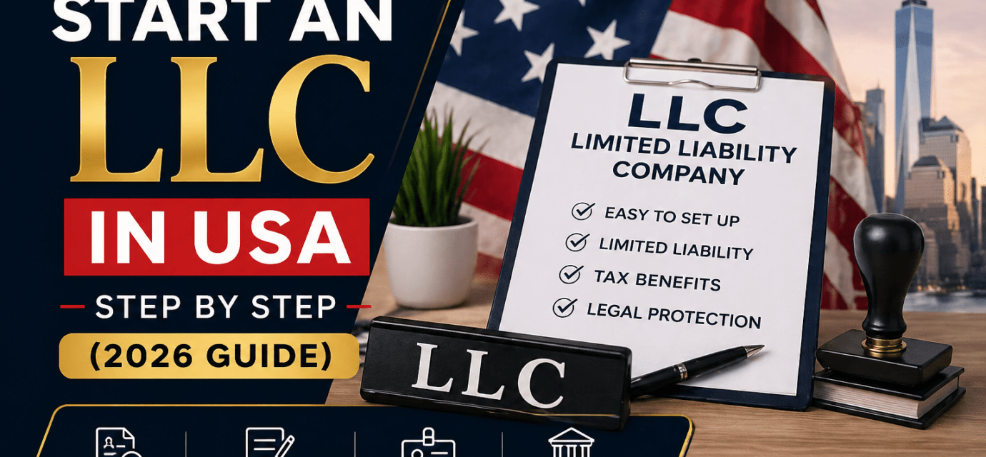 How to Start an LLC in USA Step by Step (2026 Guide)