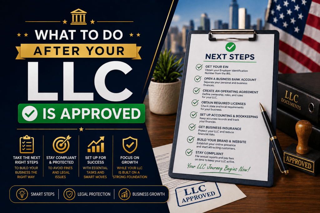 What to Do After Your LLC is Approved