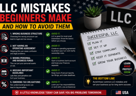 LLC mistakes beginners make and avoid