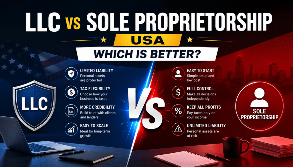 LLC vs Sole Proprietorship USA Which Is Better