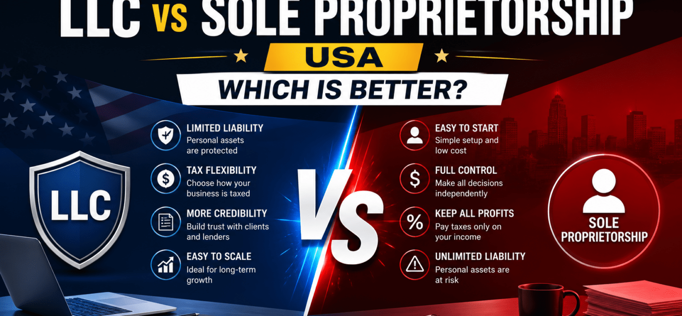 LLC vs Sole Proprietorship USA Which Is Better