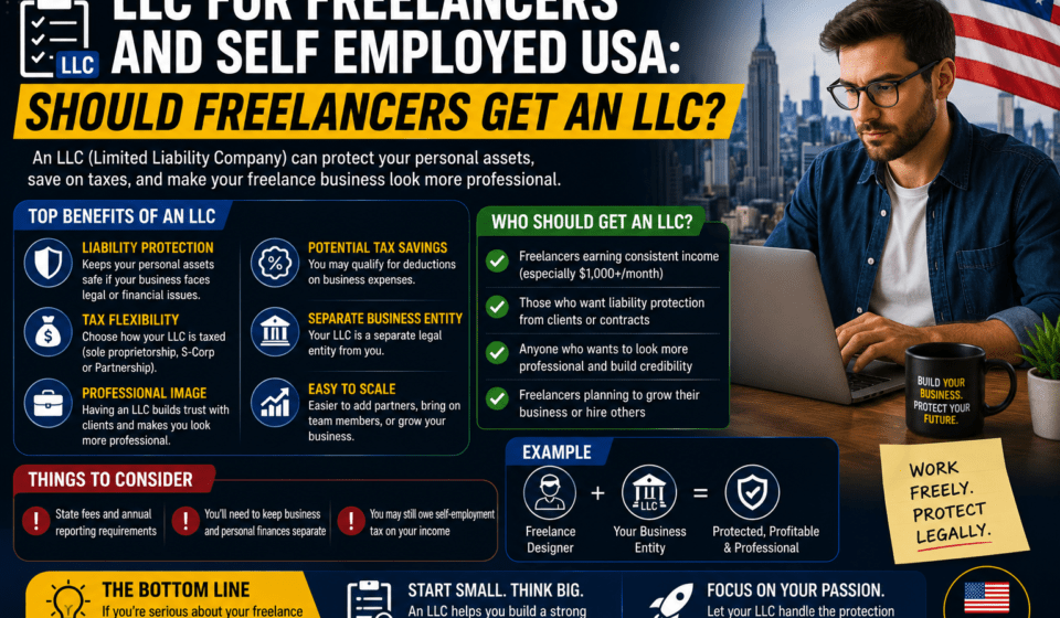 LLC for Freelancers and Self Employed USA: Should Freelancers Get an LLC?