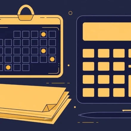 Quarterly taxes for LLC owners, calendar with IRS due dates and tax forms on a desk